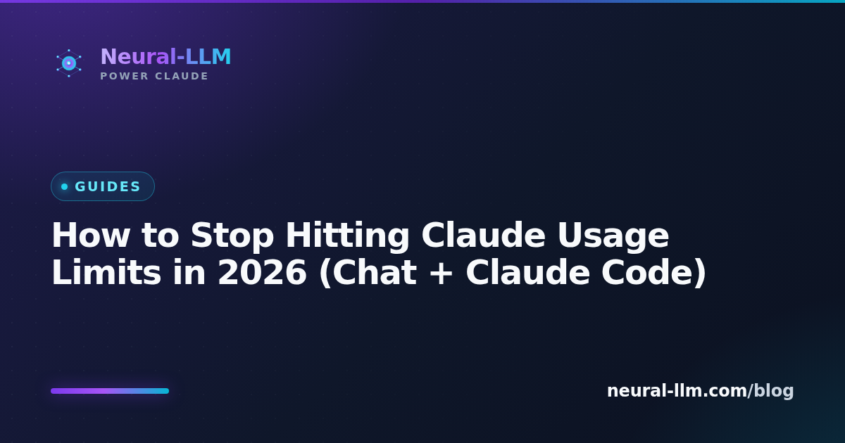 How to stop hitting Claude usage limits