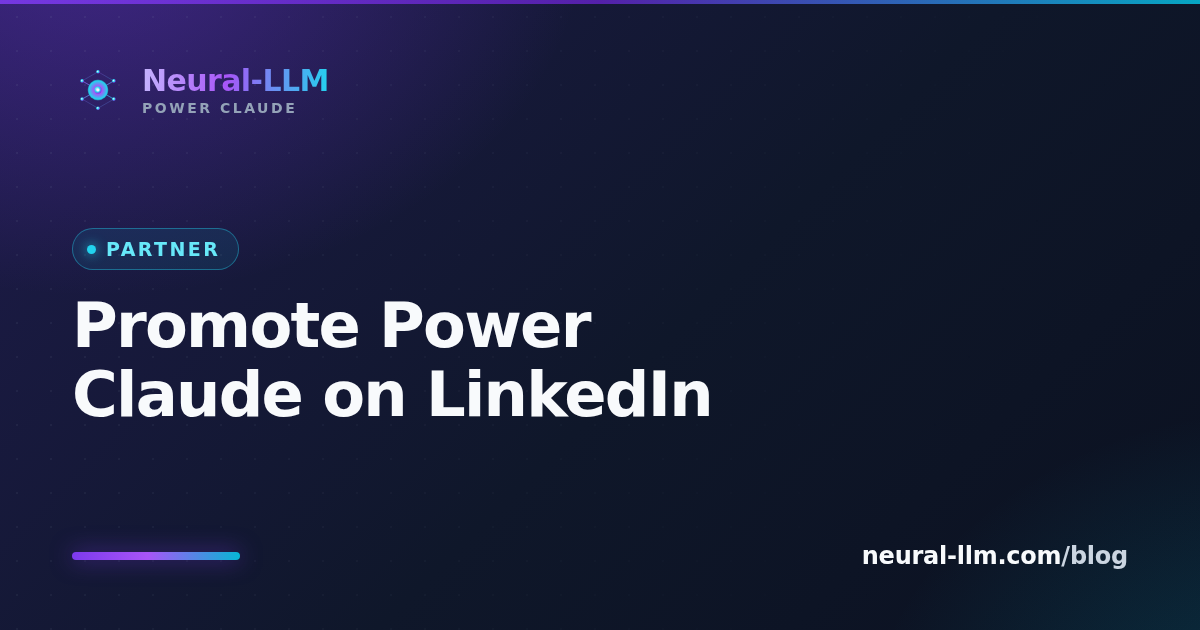 Promote Power Claude on LinkedIn